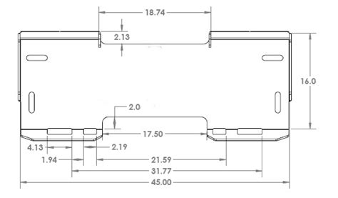 skid steer universal mounting plate dimensions|universal skid steer quick tach.